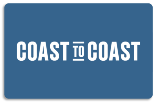 Coast to Coast (The Restaurant Card Giftcard)